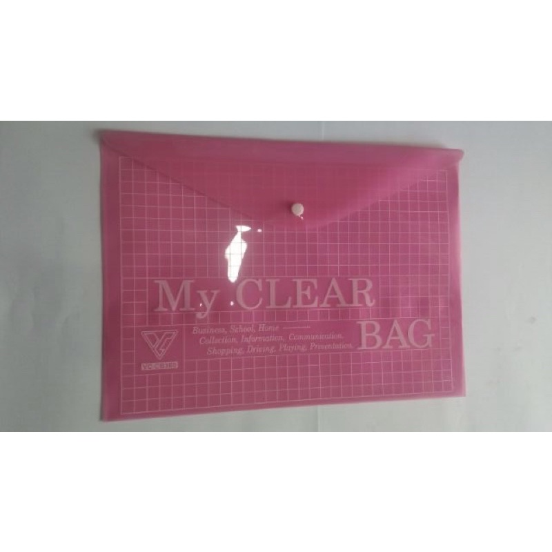 Bìa nút F4 - A4 màu My Clear