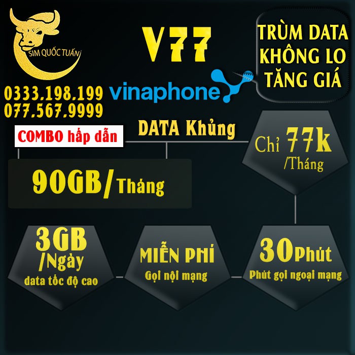 [Tặng tháng đầu] SIM ITELECOM VINAPHONE 90GB 60 TIN NHẮN TỶ PHÚT GỌI NỘI MẠNG 30 PHÚT GỌI NGOẠI MẠNG