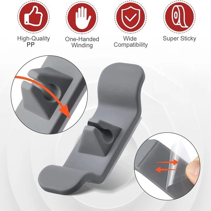 Dụng Cụ Kẹp Giữ Dây Cáp Bằng PP Tiện Dụng Cho Nhà Bếp