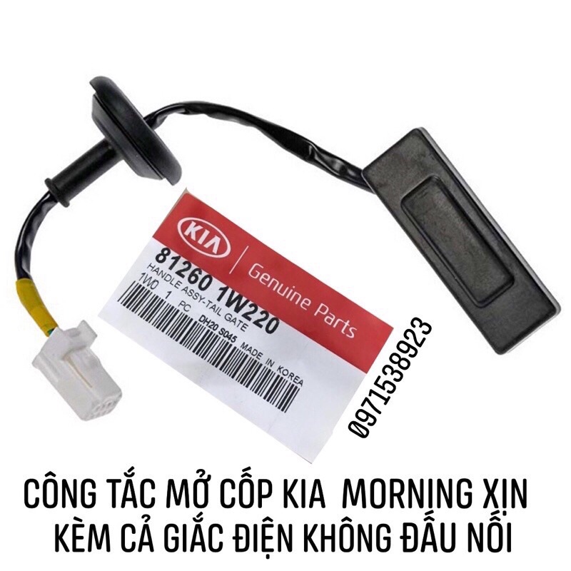 CÔNG TẮC MỞ CỐP HẬU XE KIA MORNING PICANTO 2011-2022 XỊN 812601W220