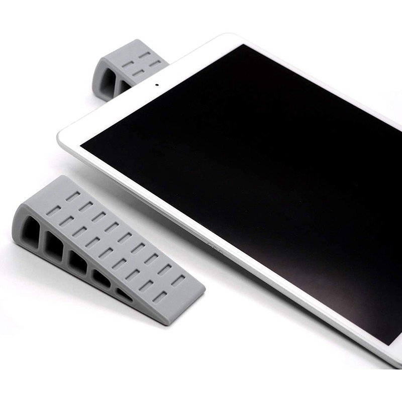 Set 2 Giá Đỡ Laptop Chống Trượt Màu Xám | BigBuy360 - bigbuy360.vn