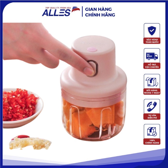 Máy xay cầm tay mini 250ml đa năng có sạc điện