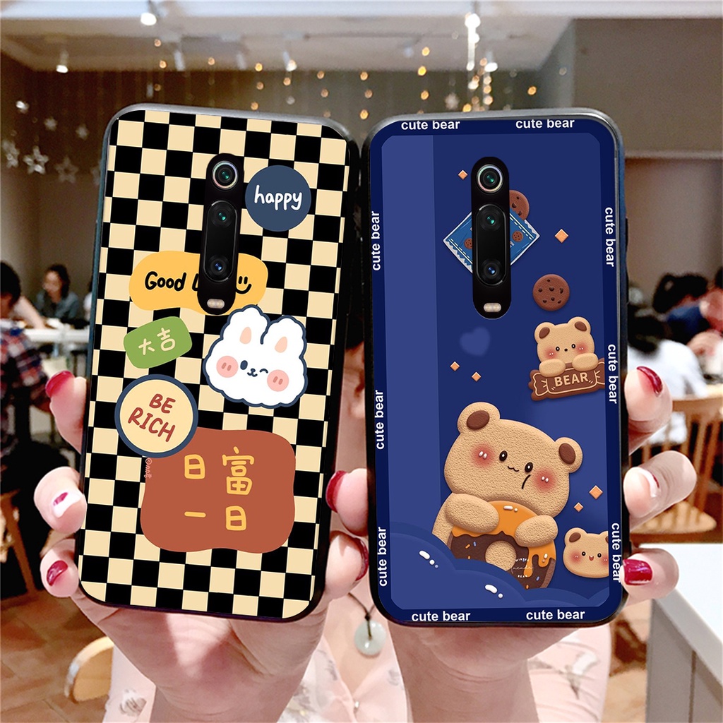Ốp lưng Xiaomi MI 9T / MI 9T PRO / K20 / K20 PRO in hình 3D GẤU cute be@r, soda, happy day cực hot ,thời thượng
