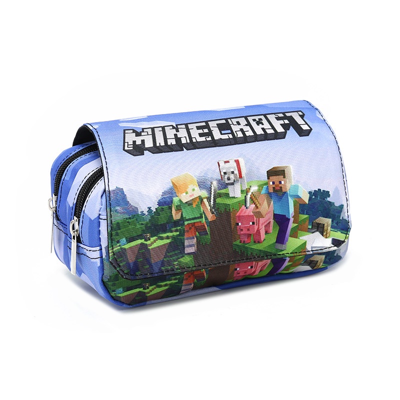 Hộp bút Minecraft bút chì Hộp đựng bút dành cho trẻ em Túi đựng bút ngoại vi Hộp đựng bút chì Học sinh tiểu học và trung học