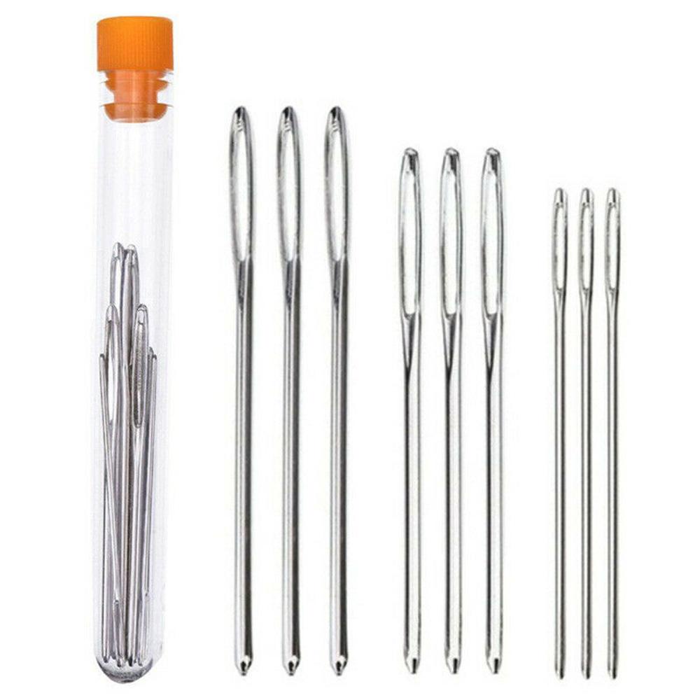 Set 9 Kim May Vá Vật Liệu Da Bằng Thép Không Gỉ