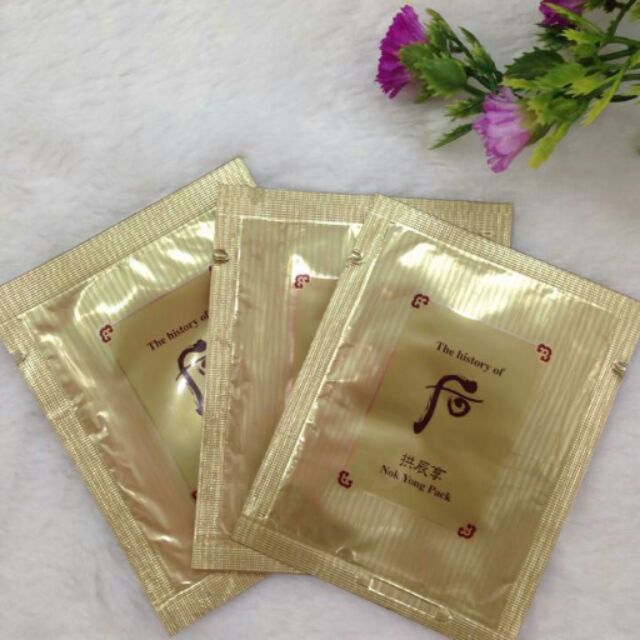 Mặt nạ nóng whoo nok yong pack