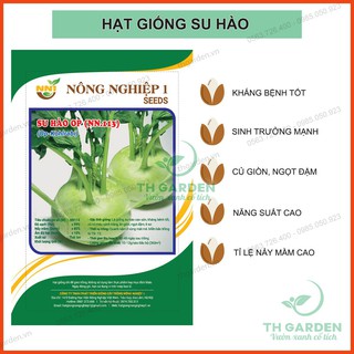 [Hoàn Xu] Hạt Giống Su Hào - Tỷ Lệ Nảy Mầm cao - Sinh Trưởng Tốt - Củ Su Hào Có Màu Xanh Trắng, Giòn, Ngọt Đậm, ít Sơ