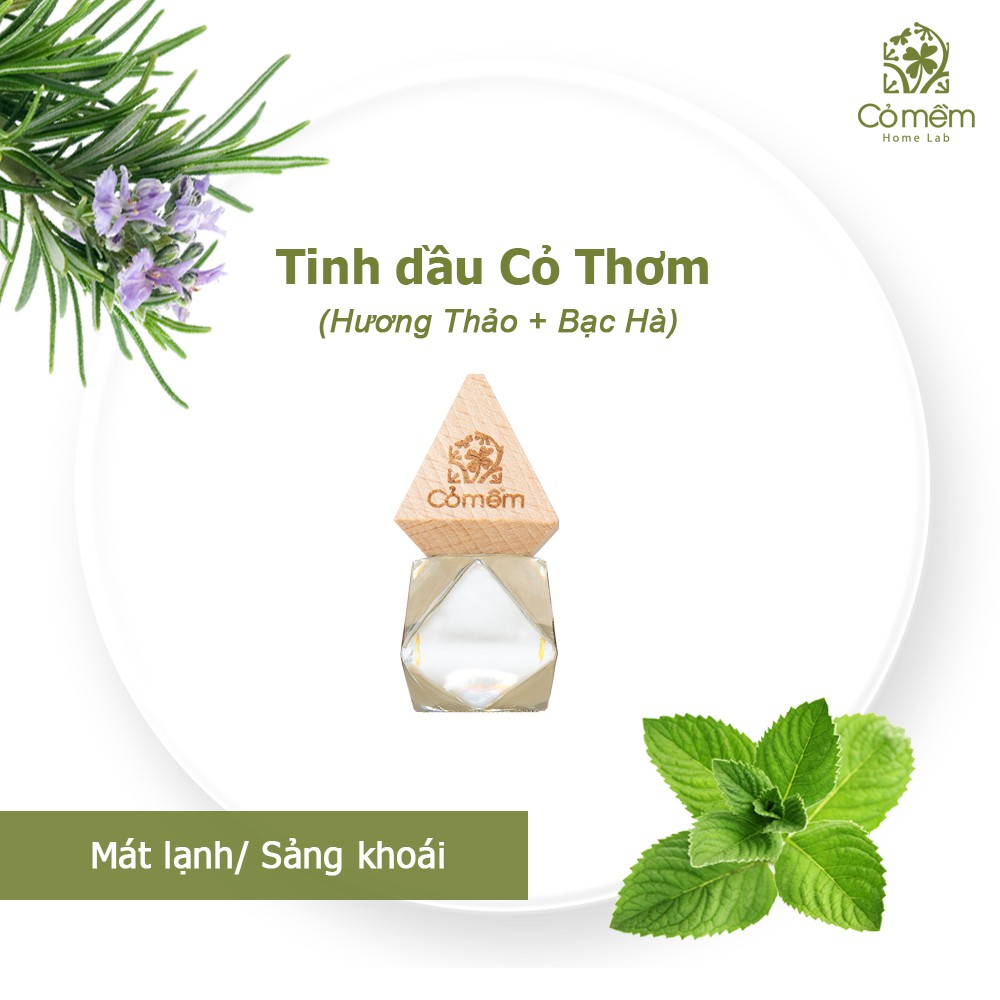 Tinh Dầu Treo Hương Cỏ Thơm Thiên Nhiên Nguyên Chất Sảng Khoái Tinh Thần Cỏ Mềm 8,5ml