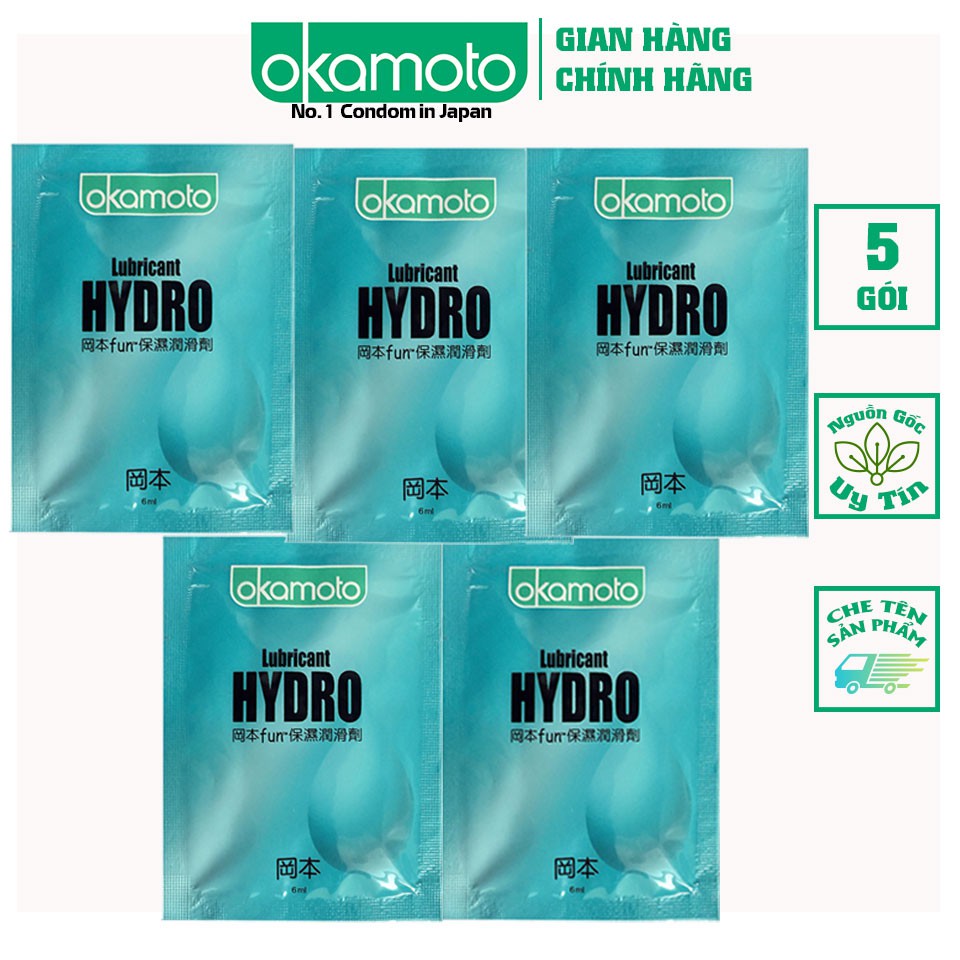 Gel bôi trơn okamoto lubricant hydro thể tích ( 6ml )