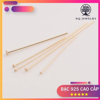 Đinh bạc đầu dẹp mạ vàng