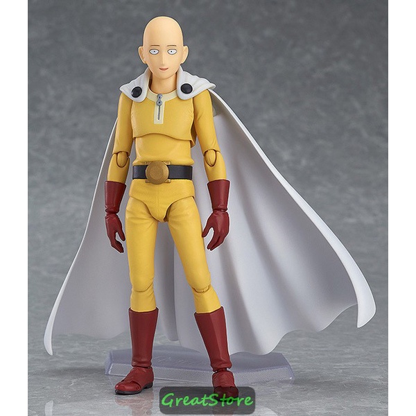 MÔ HÌNH NHÂN VẬT FIGMA 310 SAITAMA TEACHER SIÊU NHÂN PHỒNG TÔM ONE PUNCH CỬ ĐỘNG ĐƯỢC 15cm