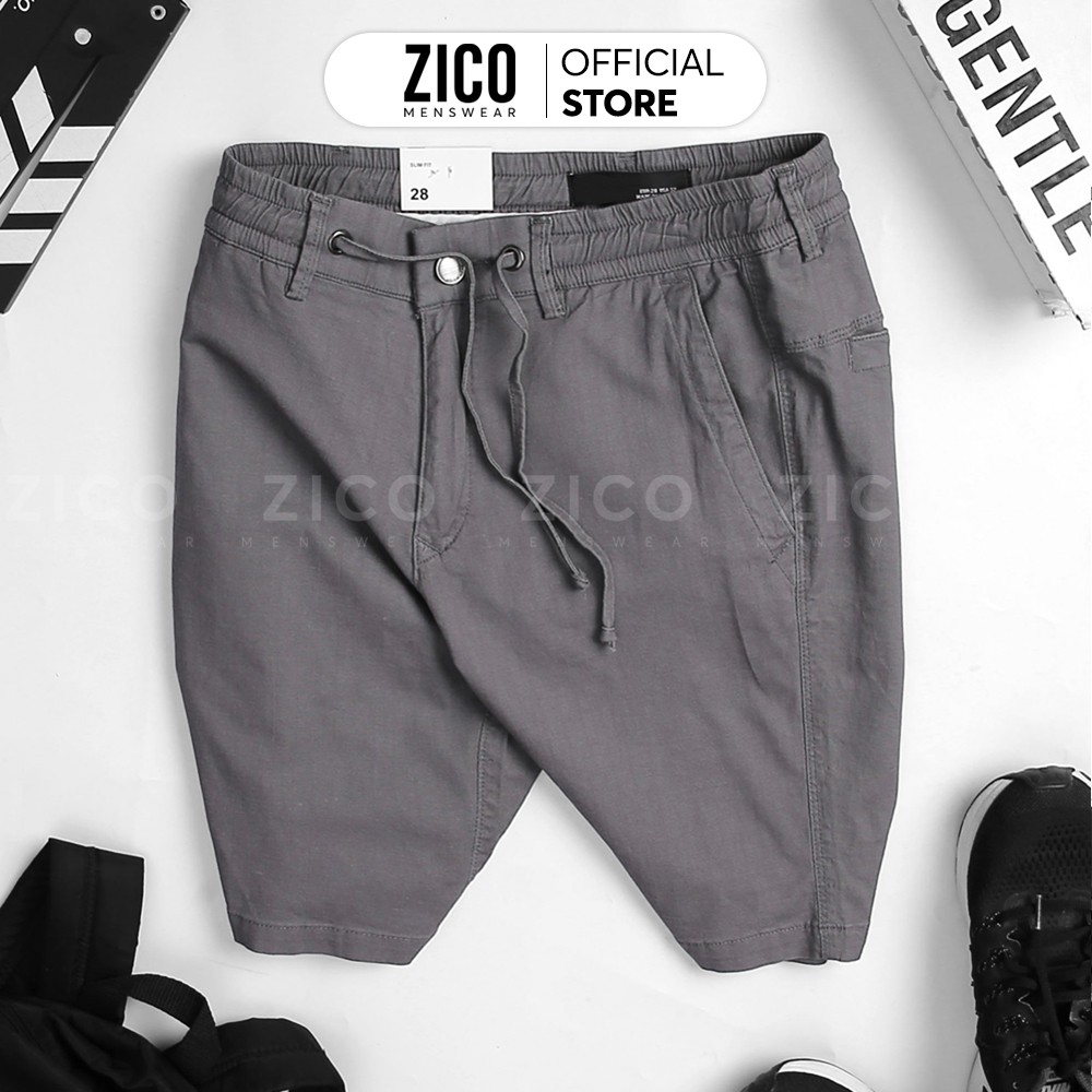 Quần short kaki nam ZICO MENSWEAR kiểu dáng trẻ trung - Chất liệu kaki cao cấp, lưng thun co dãn - ZR02