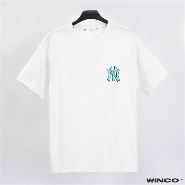 Thin Ball Back Logo White T Shirt