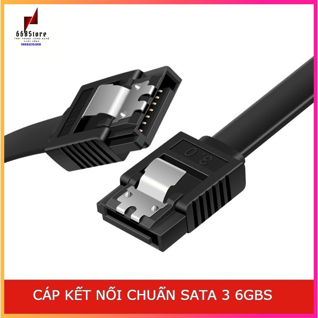 CÁP SATA 3 CHÍNH HÃNG BÓC MAIN GIGABYTE, MSI TỐC ĐỘ CAO DÙNG CHO Ổ CỨNG GẮN TRONG