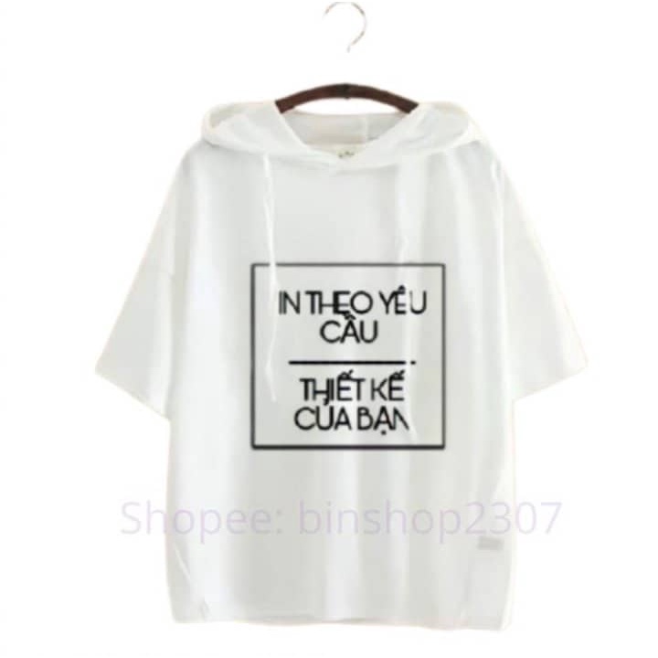 In áo theo yêu cầu  FREESHIP  Áo in theo yêu cầu tay lỡ full size - áo in hình theo yêu cầu và thiết kế miễn phí