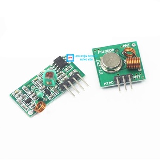 Module Thu Phát RF 433 (gồm 1 bộ thu và 1 bộ phát RF)