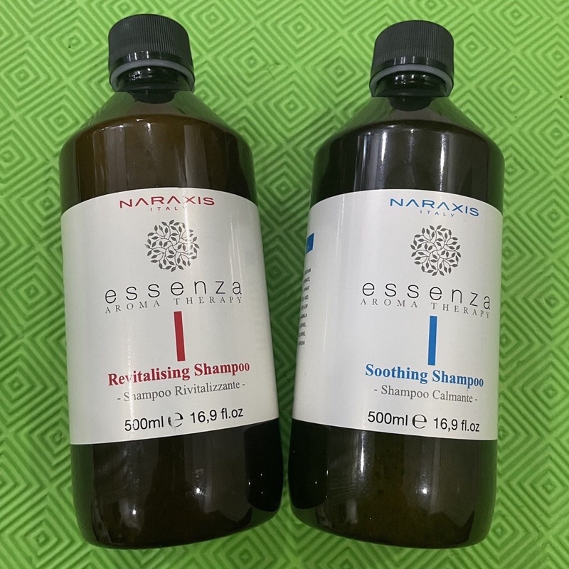 Dầu gội làm sạch, giảm ngứa rát, mụn đỏ trên da đầu Naraxis Essenza Aroma Therapy Soothing Shampoo 500ml