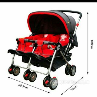Xe đẩy đôi baobaohao 703
