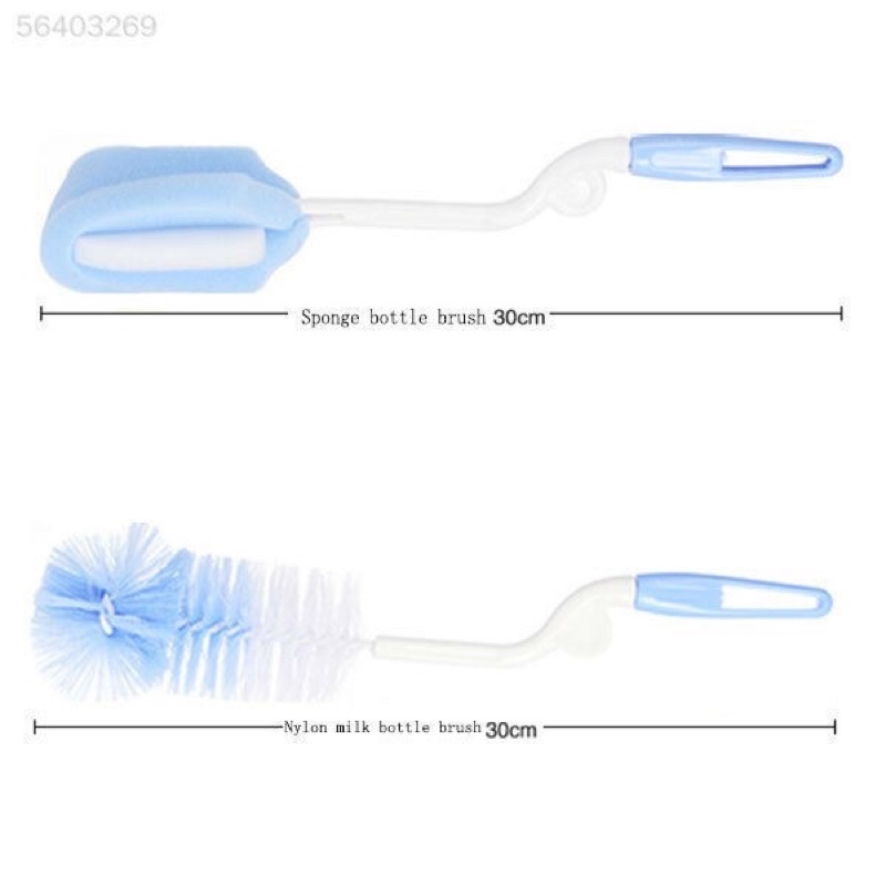 [ Freeship Đơn 50K siêu hot ] Cọ rửa bình sữa, rửa bình nước, rửa bát 4 chi tiết - vệ sinh sạch sẽ Moonship