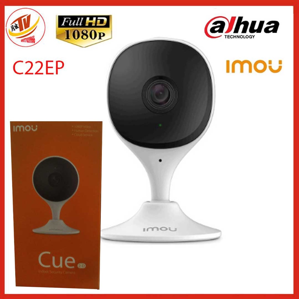 [kèm thẻ 32gb 64gb] Camera Wifi IMOU Trong Nhà C22EP C22CP C22SP Cue 2E Đàm Thoại 2 Chiều 2M FULLHD 1080P DAHUA C1c