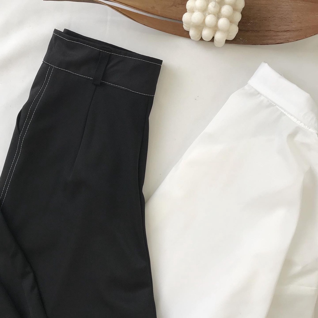 Quần Dài Nữ JEM CLOSET Phong Cách Thời Trang Hàn Quốc Trẻ Trung Form Tôn Dáng TOMMER 2837