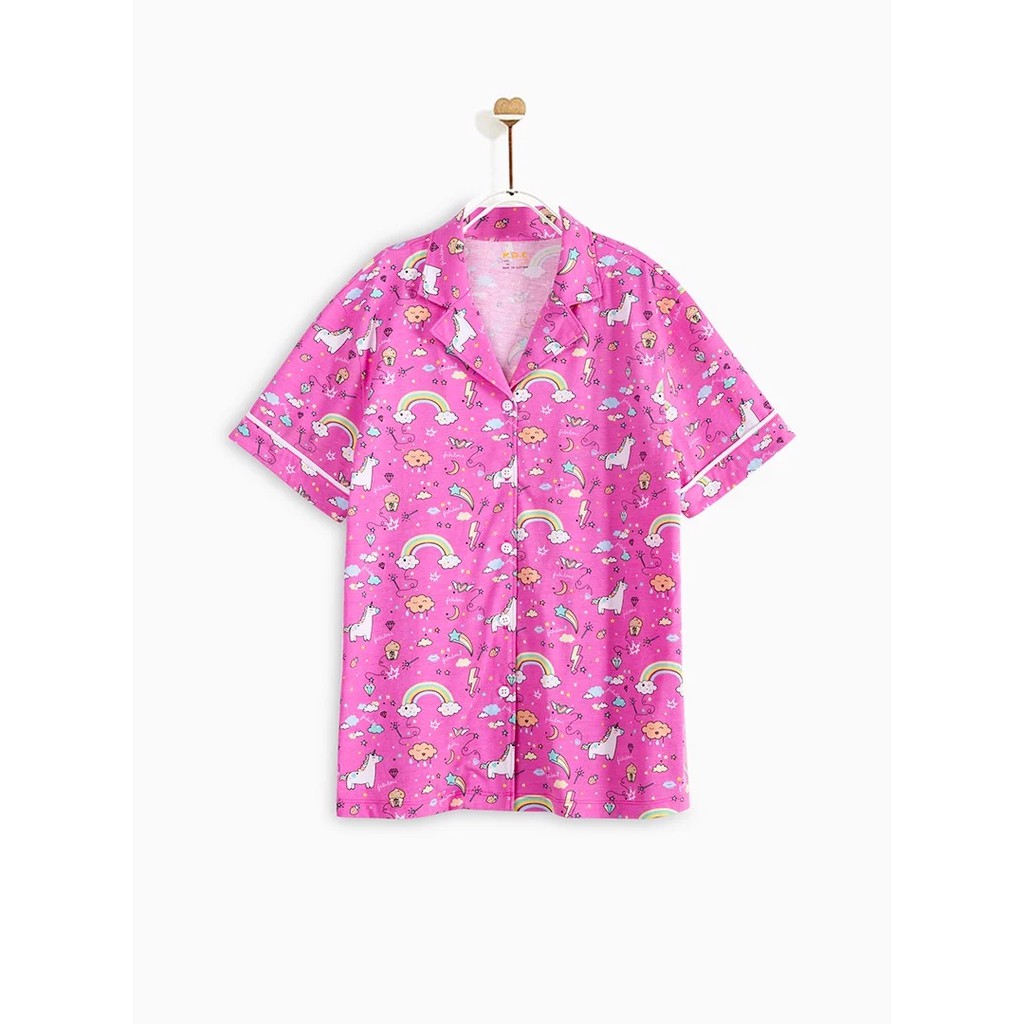 Bộ Pyjama Bé Gái M.D.K AOP Homewear M.D.K