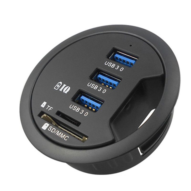 Ổ Cắm Điện USB 3 0 3 Cổng Với Đầu Đọc Thẻ SD TF Cho Máy Tính Bảng / Máy Tính Bảng