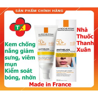 Kem chống nắng La Roche-Posay Anthelios Anti-Imperfection 50ml cho da dầu mụn