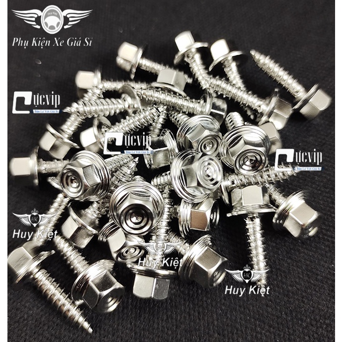 Combo 7 Ốc Pô E Salaya Trụ Thái 5Li Ren Xoắn Gắn AB 2013 - 2022, Vario 15 - 21, PCX 14 - 17, SH Mode, SH 17 - 19 MS5103