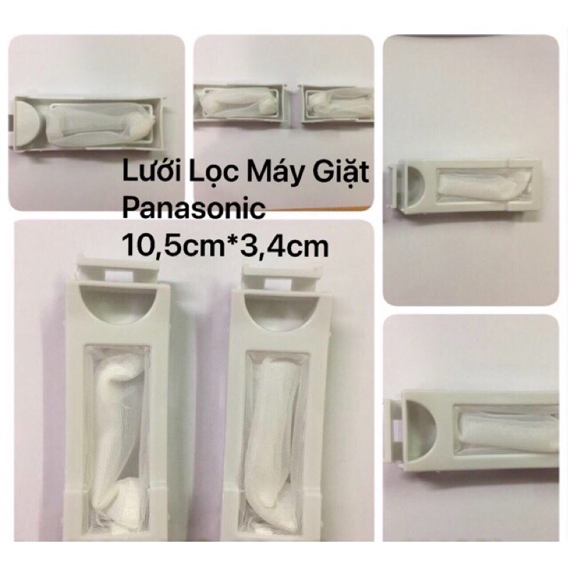 Lưới Lọc Máy Giặt Panasonic  10,5cm*3,4cm (Túi Lọc Rác Máy Giặt  Panasonic Chính Hãng )