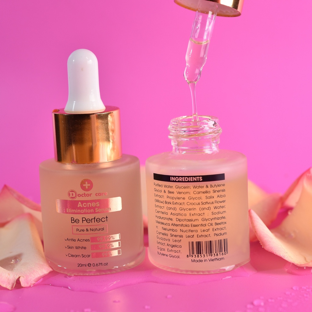 Serum Giảm Mụn Ẩn ,Mụn Đầu Đen ,Mụn Thâm Doctor Care Cho Da Dầu 20ml