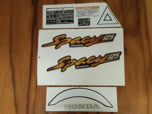 Bộ tem honda Spacy màu nâu