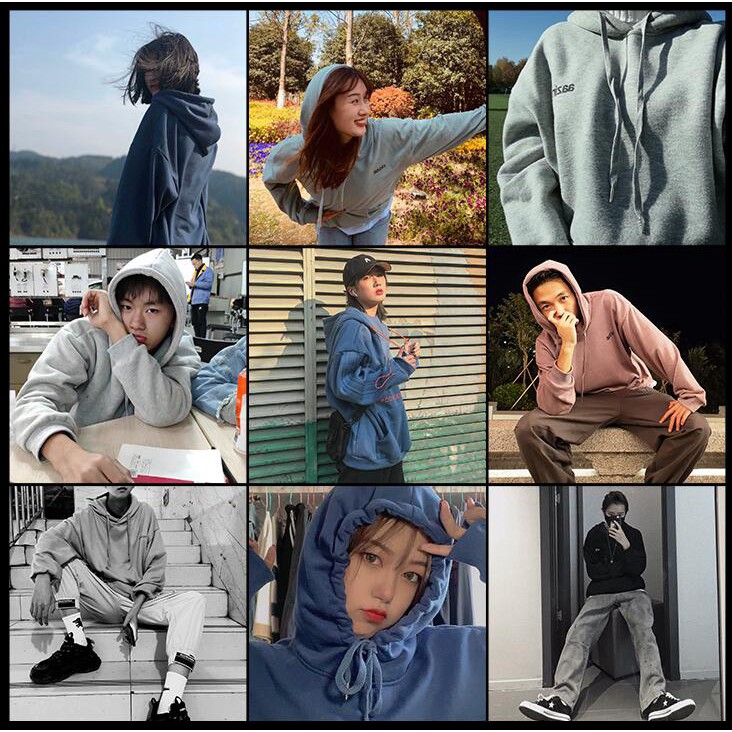 Áo Hoodie Phong Cách Hong Kong Cho Cặp Đôi (9 Màu) | BigBuy360 - bigbuy360.vn