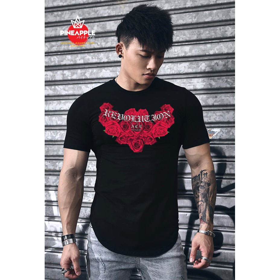 Áo thun Pineapple Vạt Bàu Nam