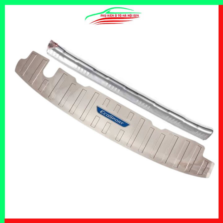 Ốp chống trầy cốp Ecosport 2018-2021 inox sáng bóng