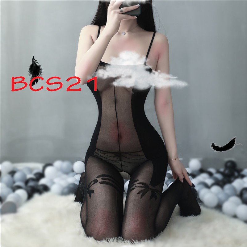 No. 54 N47 70 💕CHE TÊN💕 Cosplay Liền Thân Xuyên Thấu Hở Đáy / Đồ Ngủ Phòng The Quyến Rũ Vải Mịn Bodystocking BCS21 | BigBuy360 - bigbuy360.vn