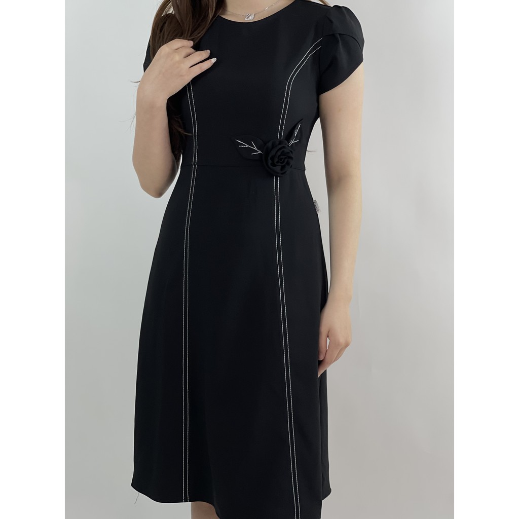 Đầm công sở dáng suông Basic phù hợp nhiều lứa tuôi Emvy K39 | BigBuy360 - bigbuy360.vn