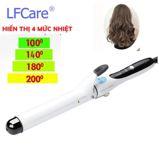 Máy uốn tóc cao cấp LFCare với 4 mức nhiệt độ phù hợp với mọi tình trạng tóc dùng để uốn xoăn, uốn lọn, uốn cụp