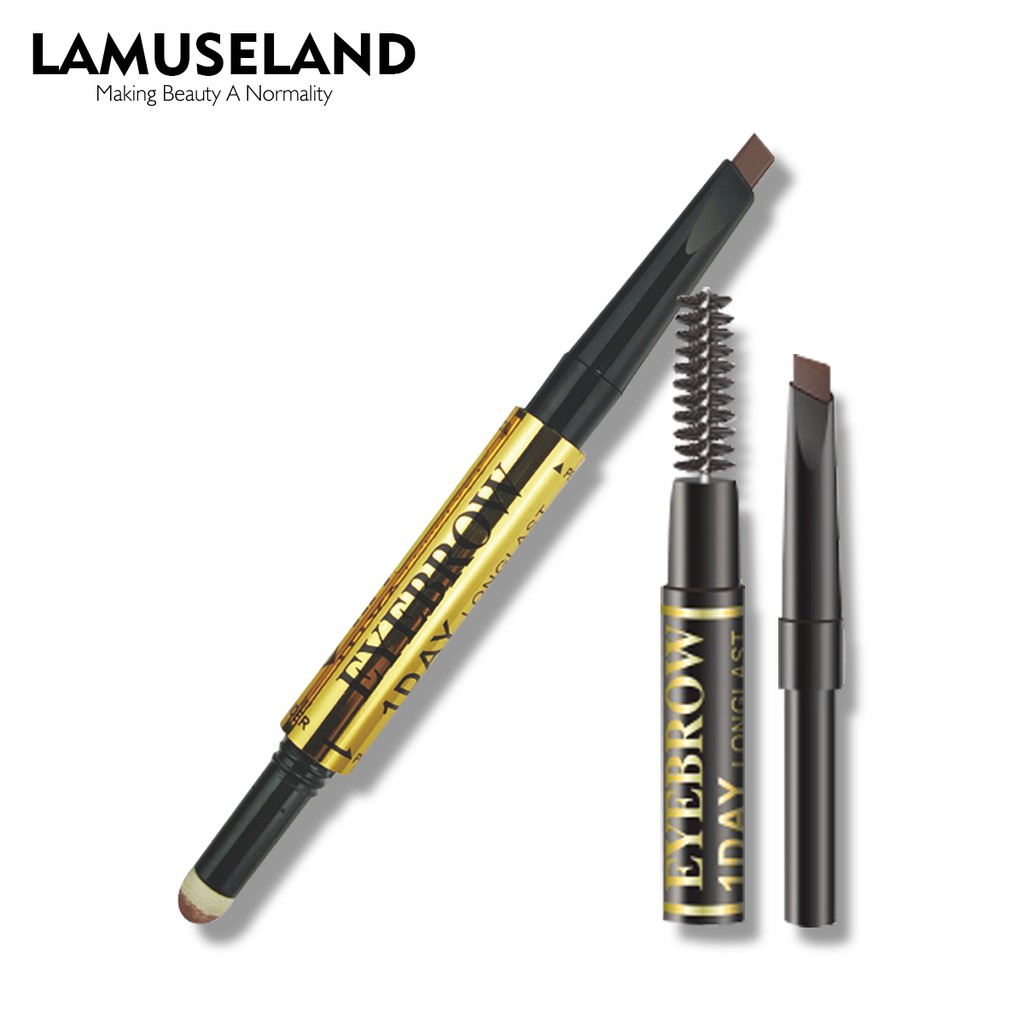 (Hàng Mới Về) Bút Kẻ Lông Mày 3 Bước Chống Thấm Nước Và Mồ Hôi Lâu Trôi | BigBuy360 - bigbuy360.vn