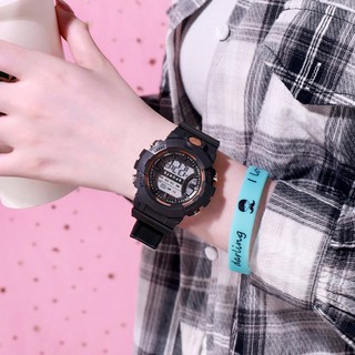 Đồng hồ điện tử nam nữ thể thao Shhors AOSUN chạy kim và số điện tử cực chất size 30MM