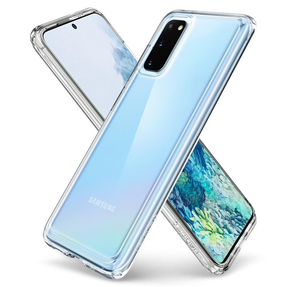{Samsung Galaxy S20/S20 Plus/S20 Ultra} Ốp lưng dành cho Spigen Crystal Hybrid/ Ultra Hybrid/ Ultra Hybrid S Chính hãng