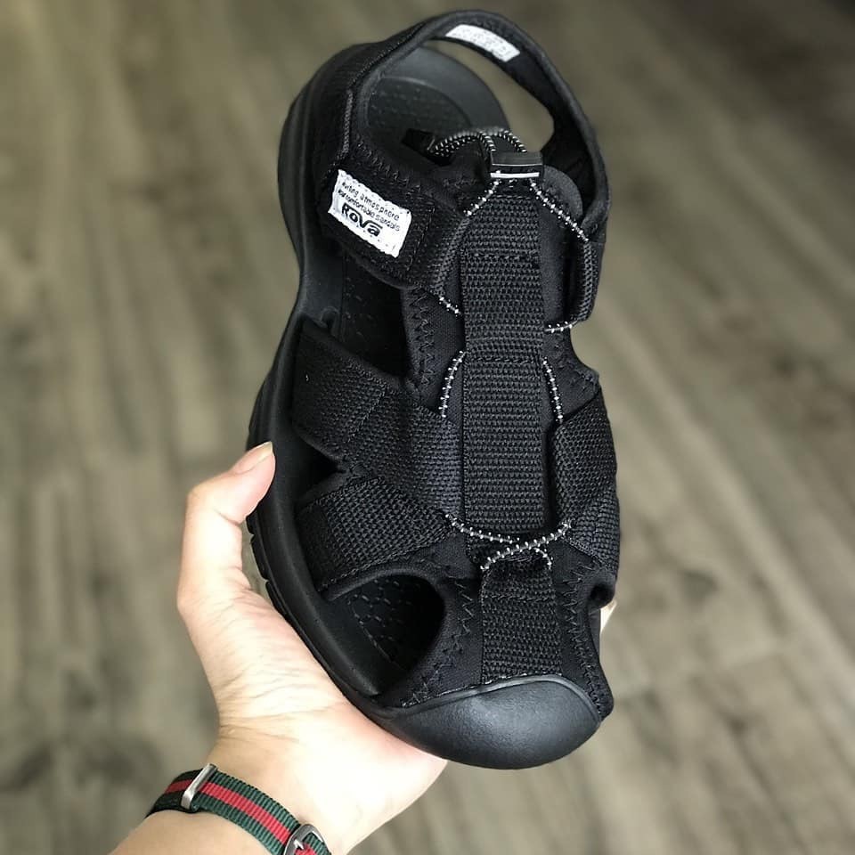 Sandal Nam Rọ Mũi Big Size 39 Đến 45 Màu Đen