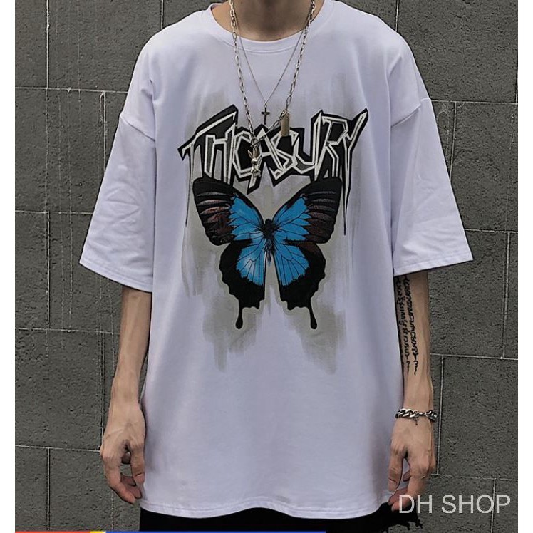 Áo thun tay lỡ Unisex, áo phông form rộng M240 LK SHOP