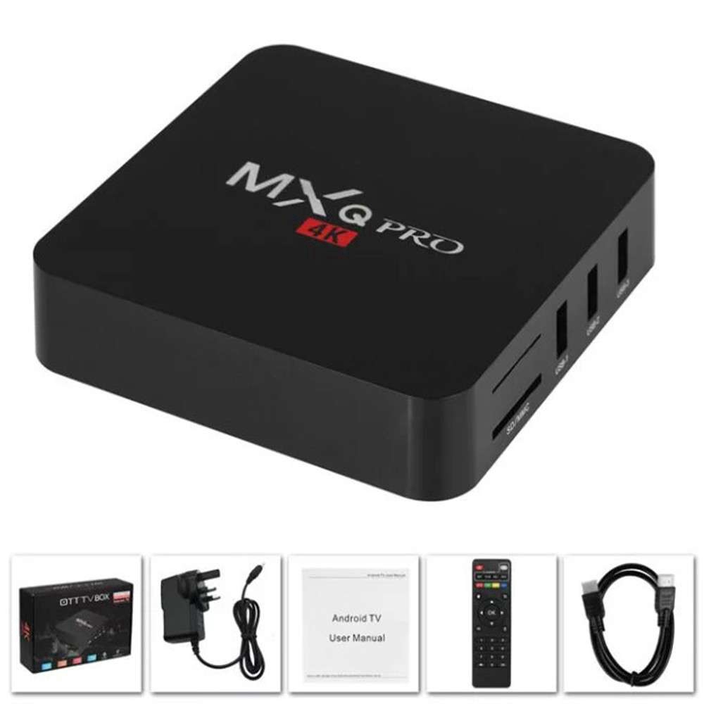 Bộ Tv Box Mxq-Pro Ultra Hd 4k 8gb Ram 128gb Rom Mxq Pro Và Phụ Kiện