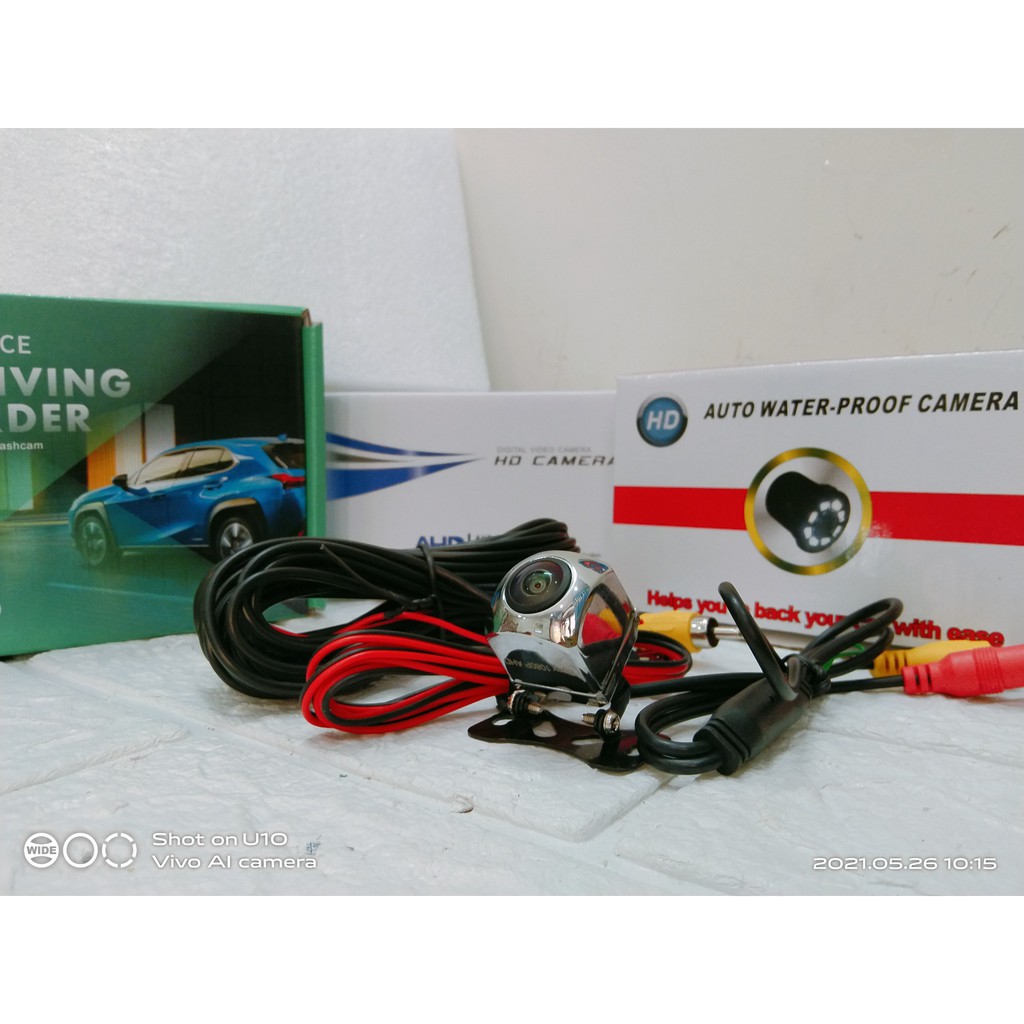 Camera Lùi Hồng Ngoại AHD 1080P, Camera Lùi AHD 1080p Siêu Nét Cho Màn Hình DVD Android- Camera De AHD hồng ngoại 2 chân