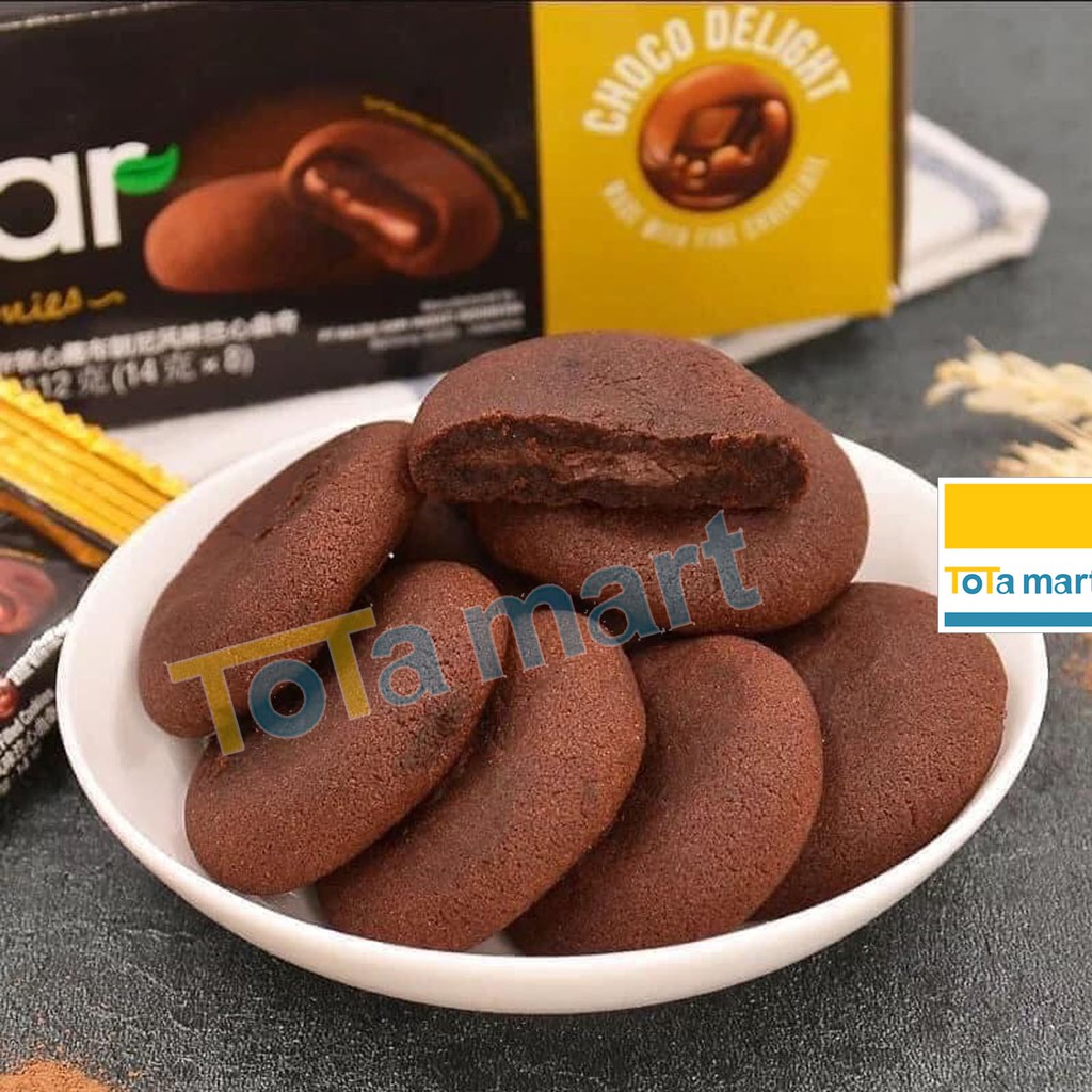 Bánh quy mềm socola nextar nabati, hộp 112g, 8 cái, NSX 01,03/2021