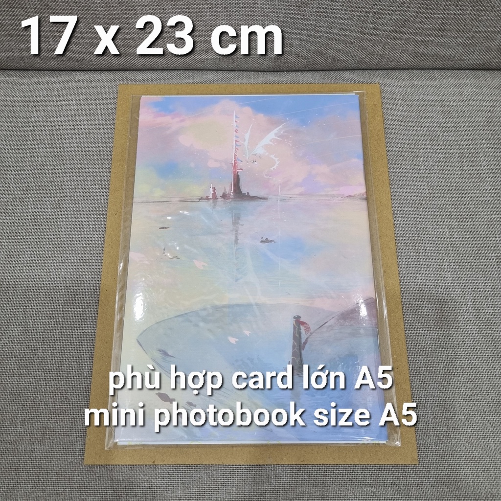 Hình ảnh Bìa lạnh carton lạnh dùng để ship card ảnh thần tượng - nhiều kích thước bìa #3