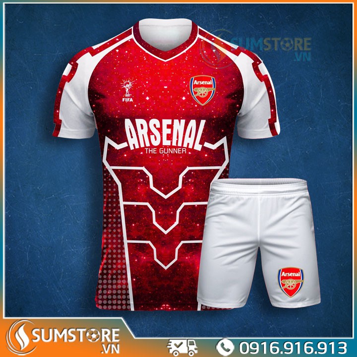 Đồ Đá Banh Thể Thao Độc Lạ Cực Đẹp - CLB Arsenal Galaxy Ngân Hà