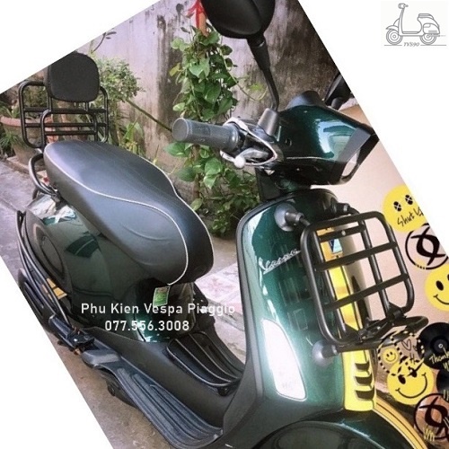 Baga Cho Vespa Tựa Lưng Có Đệm Dành Cho Các Dòng Vespa