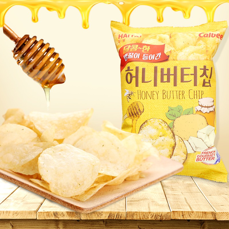 Snack khoai tây mật ong Haitai (60g)